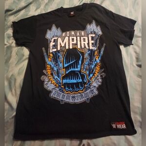 WWE Roman Reigns Roman Empire Spare No One Spare Everyone T-Shirt Men's Size Med